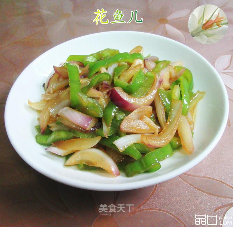 青椒素炒洋葱