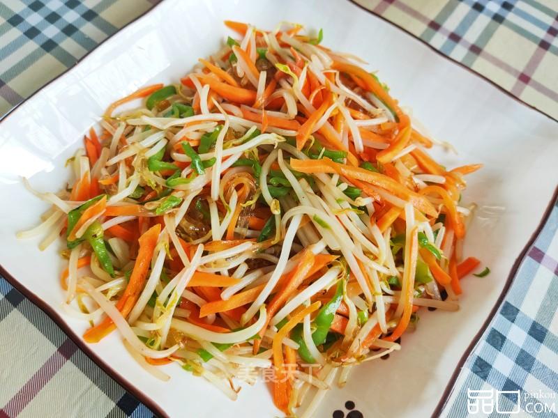 豆芽炒三丝