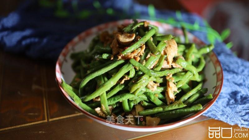 豆角烧肉片