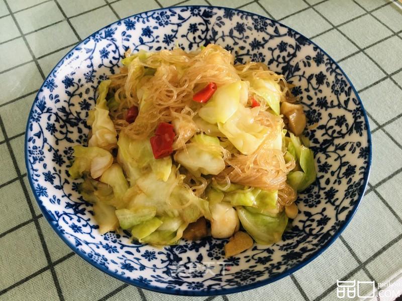 莲花菜炒粉丝