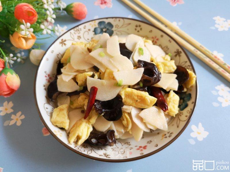 山药黑木耳炒鸡蛋