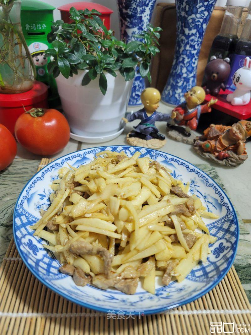 肉丝炒笋丝