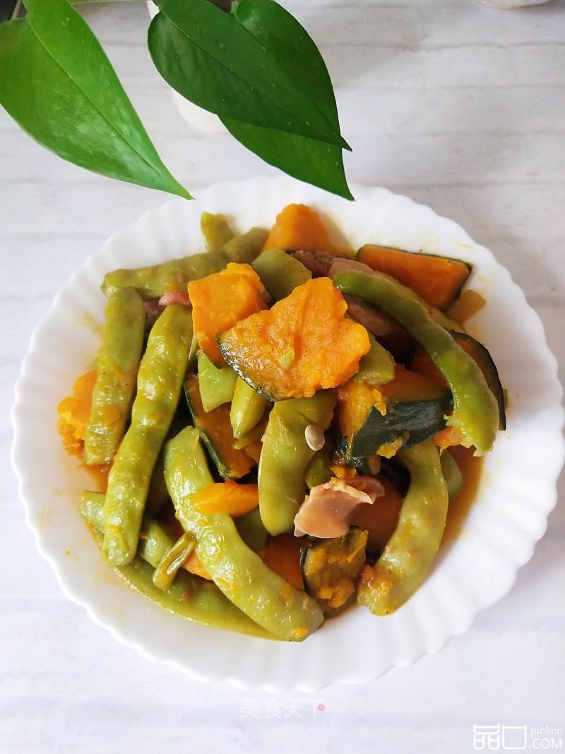 油豆角炖南瓜