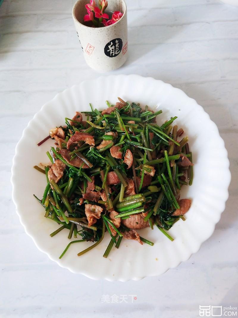 山芹菜炒肉