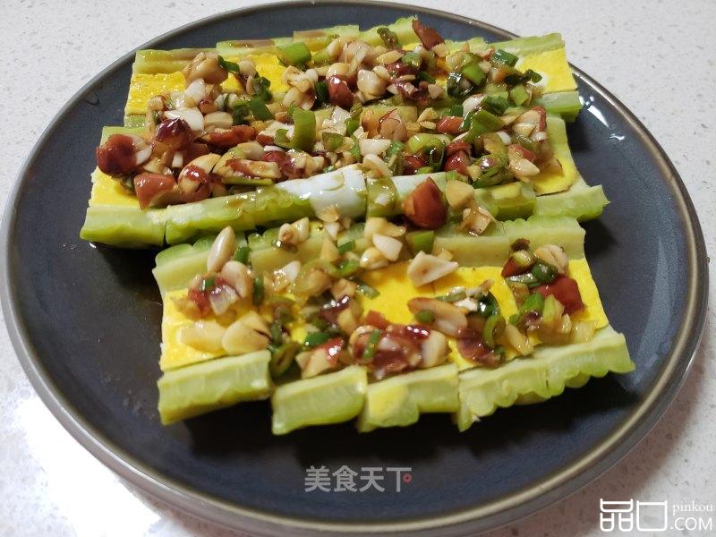 鸡蛋蒸苦瓜