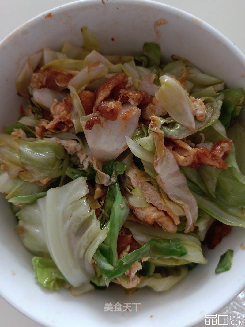 包菜炒蛋