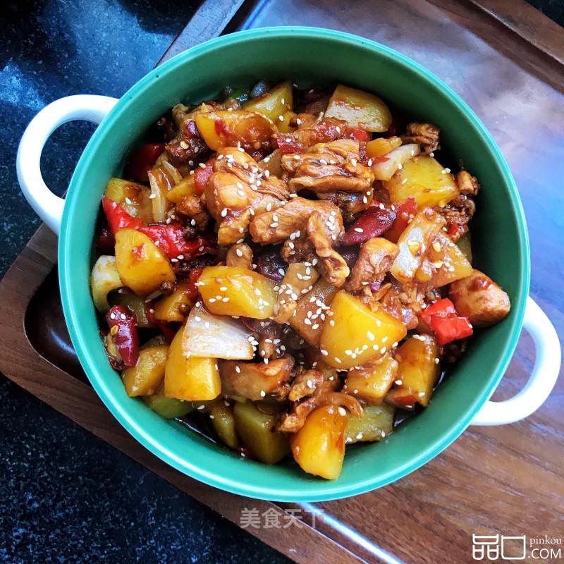 鸡腿红萝卜炖土豆