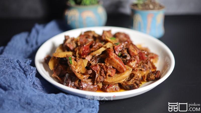 嫩姜烧腊鸭