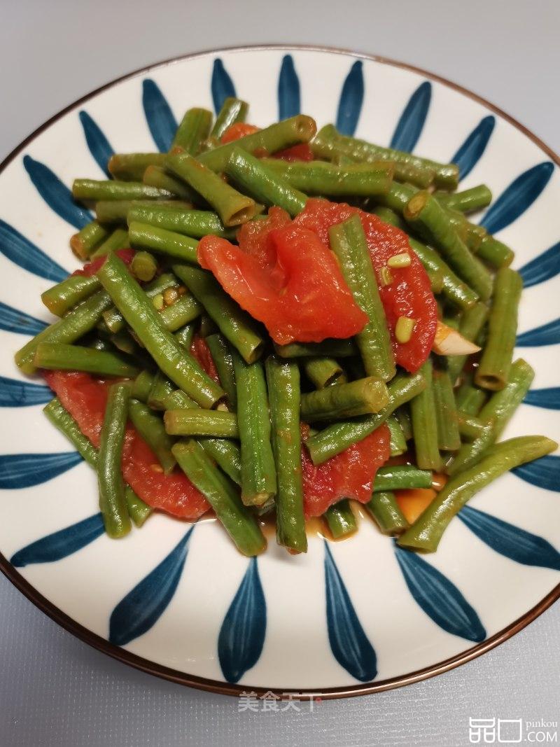 西红柿炒豆角