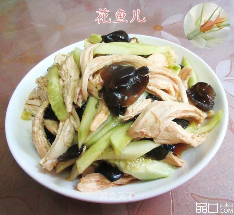黑木耳黄瓜拌鸡胸肉