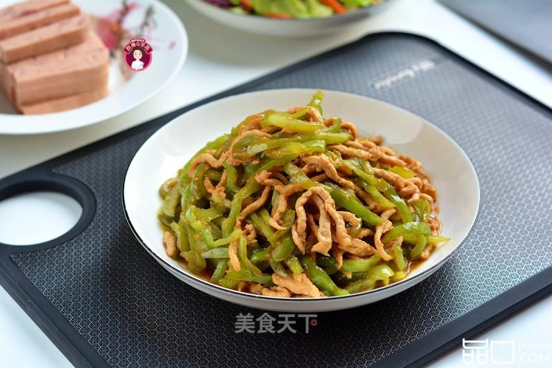 肉丝炒辣椒