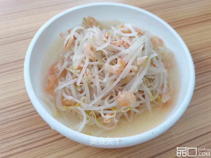 绿豆芽炒金钩海米