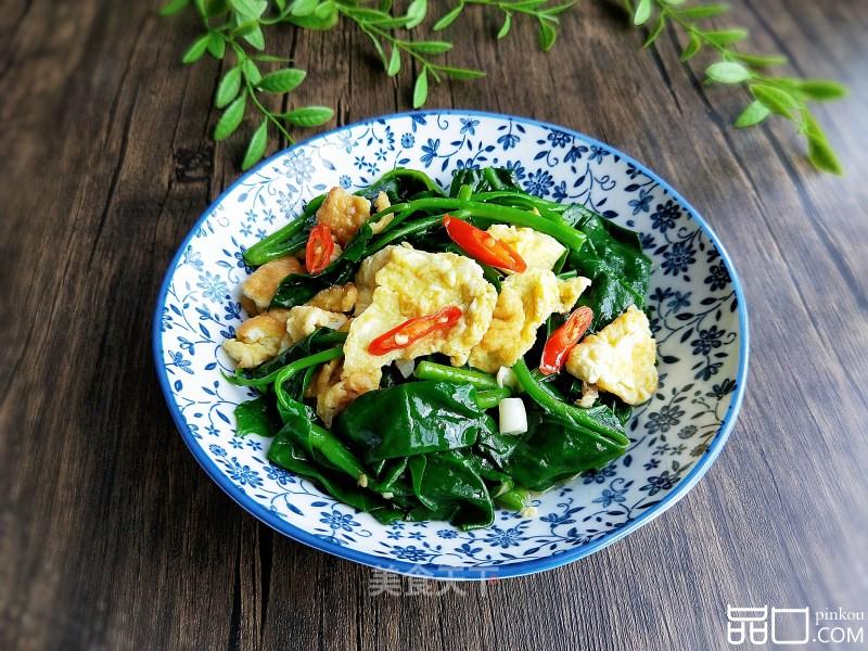木耳菜炒鸡蛋 