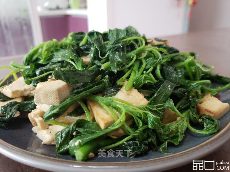 苋菜炒豆腐