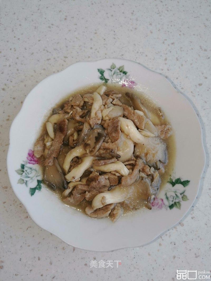 蘑菇炒肉片