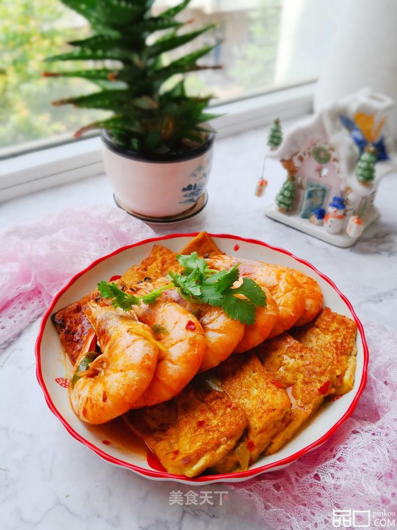 麻辣豆腐虾