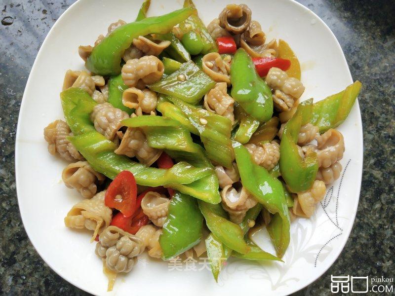 尖椒炒鱼肚