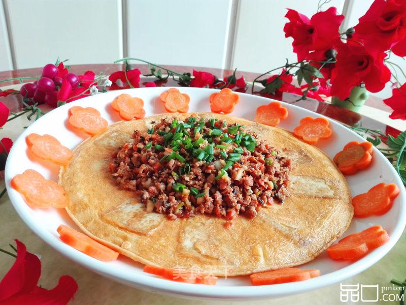 肉末豆腐煎鸡蛋