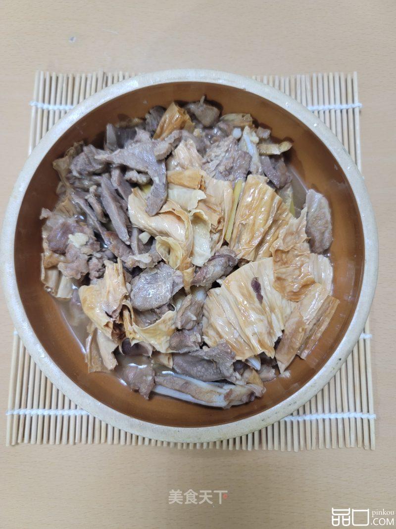 猪脷焖腐竹