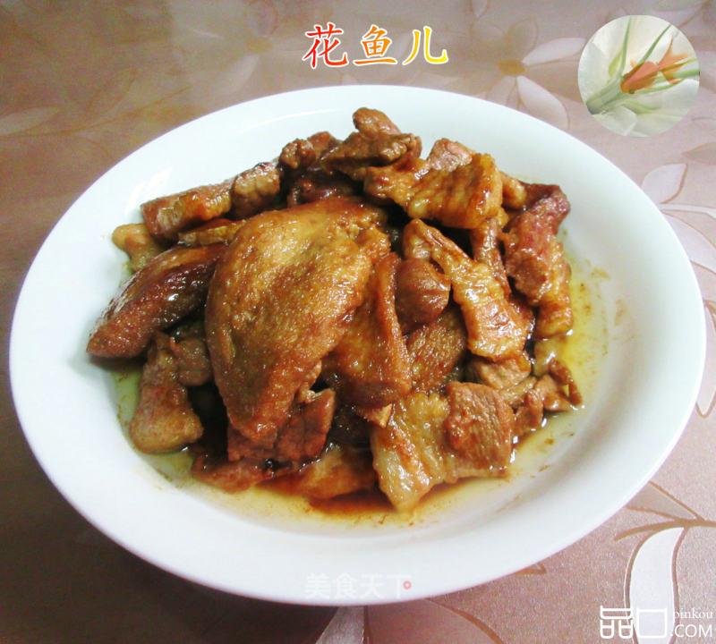 素鸡烧猪肉