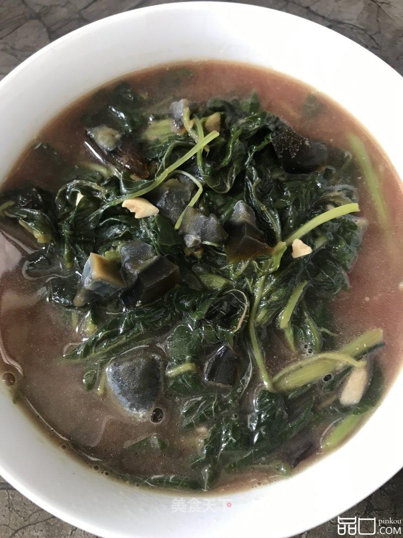 皮蛋煮苋菜