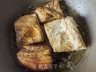 荷叶饼夹梅菜扣肉步骤9