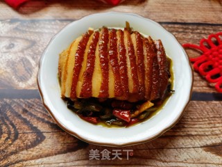 荷叶饼夹梅菜扣肉步骤28