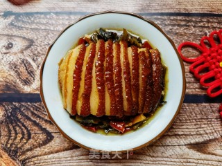 荷叶饼夹梅菜扣肉步骤27