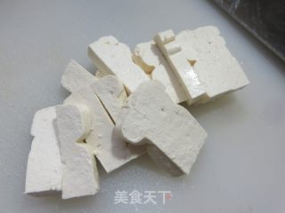 豆腐炒黄心菜步骤4