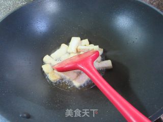 豆腐炒黄心菜步骤5
