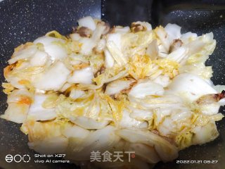 五花肉炒娃娃菜步骤5