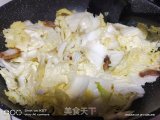 五花肉炒娃娃菜步骤4