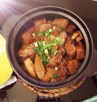 酱烧鸭豆干步骤4