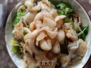 蔬菜黑鱼片步骤8