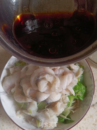 蔬菜黑鱼片步骤7