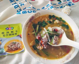 酸汤肥羊肉步骤15