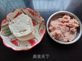 脆皮豆腐肉丸步骤1
