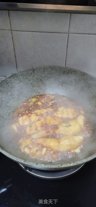 黄豆酱烧鱼腩步骤8