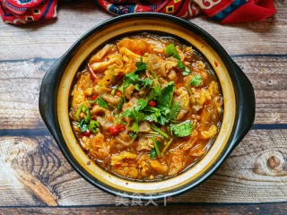 白菜粉条炖牛肉卷步骤16