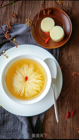 上汤菊花豆腐步骤1
