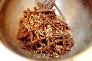 麻辣牛肉丝步骤8