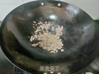 肉末豆腐泡步骤2