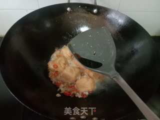 肉末豆腐泡步骤8
