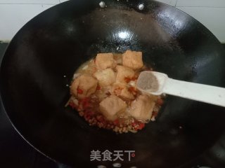 肉末豆腐泡步骤10