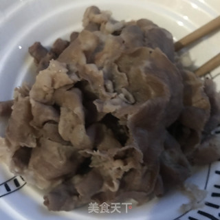 水煮牛肉卷步骤1