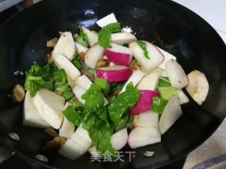 咸肉香芋萝卜煲步骤7
