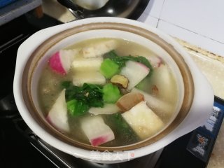 咸肉香芋萝卜煲步骤8
