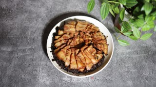 五花肉蒸梅干菜步骤8