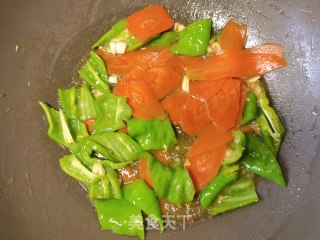 螺丝椒胡萝卜炒鸡蛋步骤11