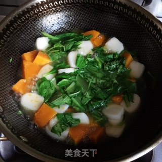 南瓜煮年糕步骤5